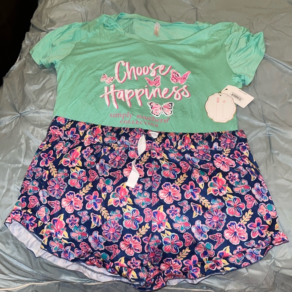 Simply Southern Butterfly Pajamas Set